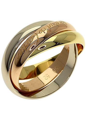 Cartier Cartier Trinity #52 Ring - 18K Yellow Gold/18K White Pink Gold Women's CARTIER (view 2)