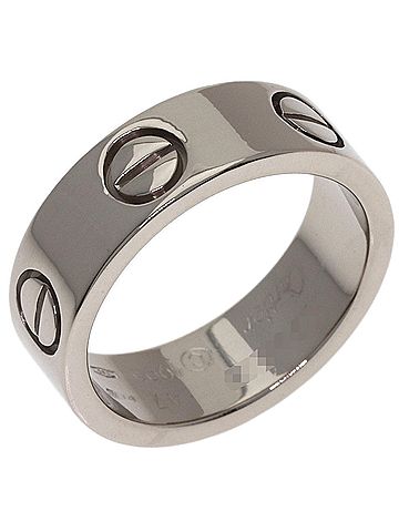 Cartier Cartier Love Ring #47, 18K White Gold, Women's (view 2)