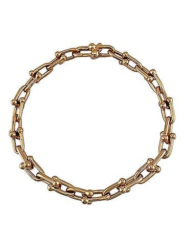 Tiffany & Co. Tiffany HardWear Small Link Bracelet, 18K Pink Gold, Men's and Women's, by TIFFANY&Co. (view 1)