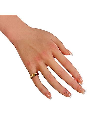 Cartier Cartier Love Ring, 18K Pink Gold 50ct, Women's CARTIER (view 2)