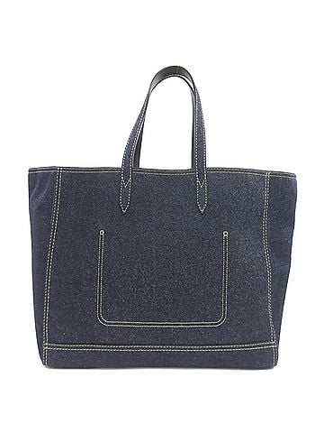 Jimmy Choo Jimmy Choo Logo Tote Bag, Denim, Women's (view 2)
