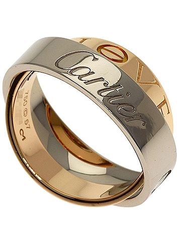 Cartier Cartier Secret Love #57 Ring, 18K White Gold/18KPG, Women's. (view 1)