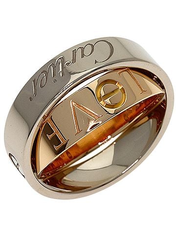 Cartier Cartier Secret Love #57 Ring, 18K White Gold/18KPG, Women's. (view 2)