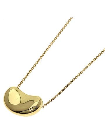 Tiffany & Co. Tiffany Bean Necklace, 18K Yellow Gold, Women's. (TIFFANY&Co.) (view 1)