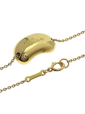 Tiffany & Co. Tiffany Bean Necklace, 18K Yellow Gold, Women's. (TIFFANY&Co.) (view 2)