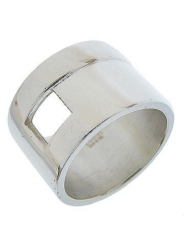 Gucci Gucci ring, made of sterling silver (925), approximately 9.8g, unisex. (view 1)