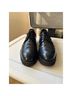 Obey Propaganda 100% Leather Blue Flats Size 8 1/2 - photo 4