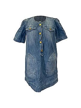 Isabel Marant  Isabel Marant Etoile Oriane Mini Dress in Blue Cotton Denim (view 1)