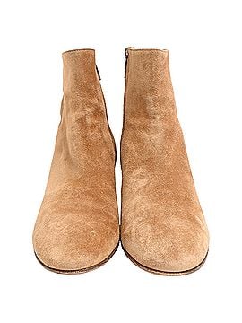 Gianvito Rossi Gianvito Rossi Joelle Ankle Boots in Brown Suede (view 2)