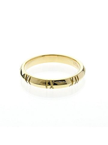 Tiffany & Co. Tiffany Atlas Closed Narrow Ring Yellow Gold (18K) Fashion No Stone Band Ring Gold (view 2)