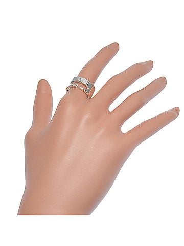 Gucci Gucci G-logo ring, sterling silver (925), approximately 11g, unisex. (view 2)