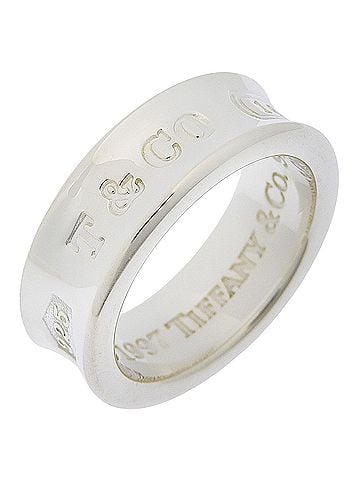 Tiffany & Co. Tiffany & Co. 1837 Narrow Ring, Sterling Silver 925, Approx. 7.5g, Women's, A-Rank (view 1)