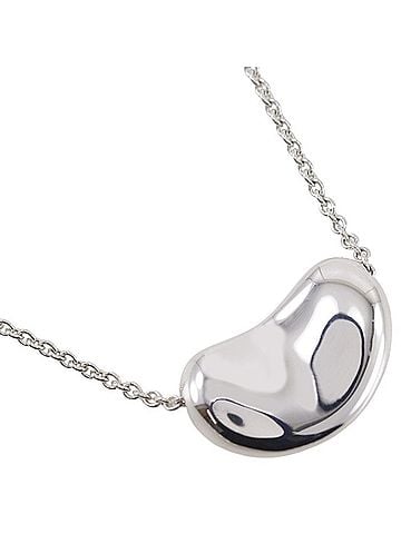 Tiffany & Co. Tiffany & Co. Bean Necklace, Elsa Peretti Design, Sterling Silver 925, Approx. 11.6g, Women's. (view 1)