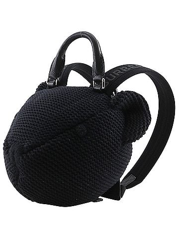 Burberry Burberry Bear Backpack/Daypack, Plush Toy, Cotton, Black, Shoulder Bag/Handbag, 2-Way, Zipper, Kids (view 1)