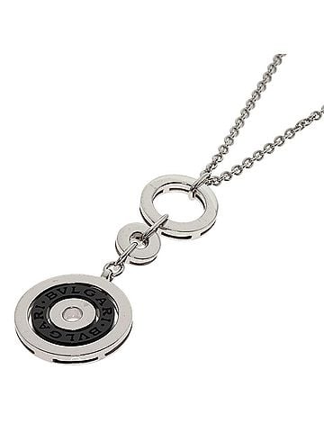 Bvlgari BVLGARI Astrale Cerchi Necklace, 18K White Gold, Women's (view 1)