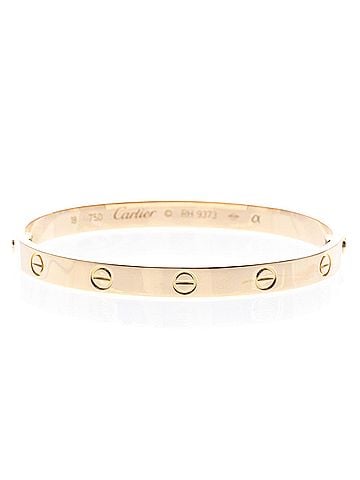 Cartier Cartier Love Bracelet Pink Gold (18K) No Stone Bangle Pink Gold (view 1)