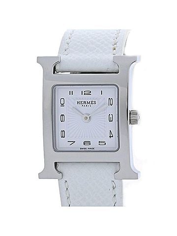 Hermès HERMES H-Watch HH1.210.131 UU01 Women's Watch Stainless Steel x Epsom 40438 (view 2)