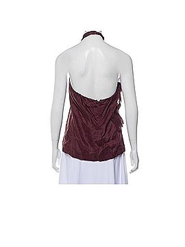 Robert Rodriguez Plum Halter Sleeveless T-Shirt (view 2)