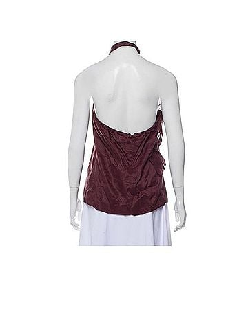 Robert Rodriguez Plum Halter Sleeveless T-Shirt (view 2)