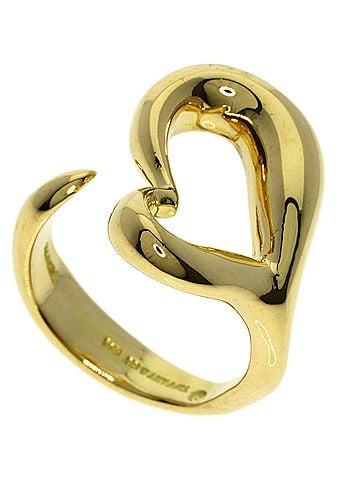 Tiffany & Co. Tiffany & Co. Open Heart Ring, 18K Yellow Gold, Women's. (view 1)