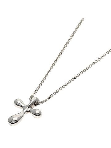 Tiffany & Co. Tiffany & Co. Small Cross Necklace, Silver, Women's (view 1)