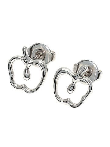 Tiffany & Co. Tiffany Apple Earrings, Silver, Women's (TIFFANY&Co.) (view 1)