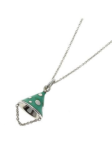 Tiffany & Co. Tiffany Party Hat Enamel Necklace Silver Women's (TIFFANY&Co.) (view 1)