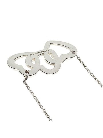 Tiffany & Co. Tiffany Triple Heart Necklace, Silver, Women's (TIFFANY&Co.) (view 2)