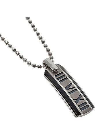 Tiffany & Co. Tiffany & Co. Atlas Plate Necklace, Silver/Titanium, Women's (view 1)