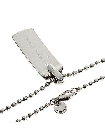 Tiffany & Co. Tiffany & Co. Atlas Plate Necklace, Silver/Titanium, Women's (view 2)