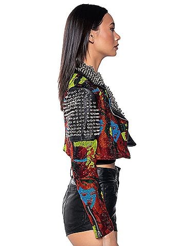 Azalea Wang rhinestones  Jacket (view 2)