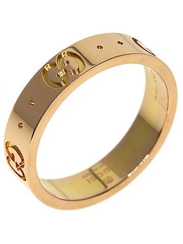 Gucci Gucci Icon #9 Ring, 18K Pink Gold, Women's (view 2)