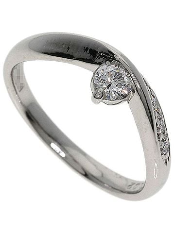 Céline Celine Ruby and Diamond Ring, Platinum PT900, Women's (view 1)
