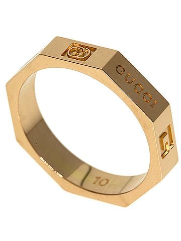 Gucci Gucci Octagon #10 Ring, 18K Pink Gold, Women's (view 1)