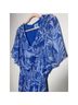 CeCe 100% Polyester Tropical Blue White Casual Dress Size L - photo 4
