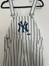 Genuine Merchandise by Gen2 100% Polyester Stripes White Blue Overalls Size L - photo 4