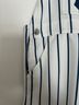 Genuine Merchandise by Gen2 100% Polyester Stripes White Blue Overalls Size L - photo 5