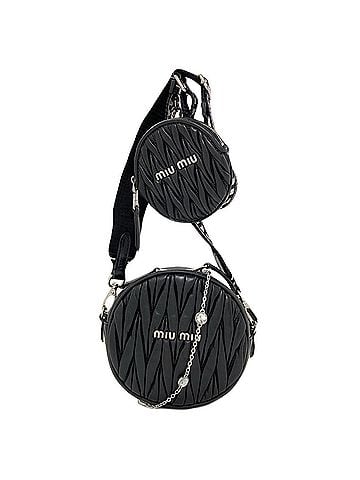 Miu Miu Miu Miu Miu Matelassé 2-Way Shoulder Bag, Calfskin, Women's (view 1)