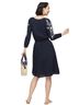 Talbots Blue White Casual Dress Size M - photo 2