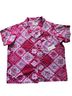 Printfresh Print Pink Red Casual Shirts Size 1X - photo 1