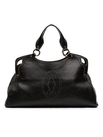 Cartier Large Leather Marcello de Cartier Satchel (view 1)