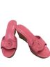 Jack Rogers 100% Leather Pink Orange Wedges Size 6 - photo 5