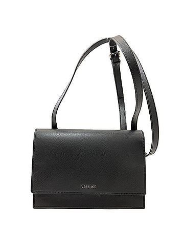 Versace Versace Logo Shoulder Bag, Leather, Women's (view 1)