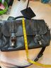Coach 100% Leather Solid Black Leather Messenger One size - photo 11