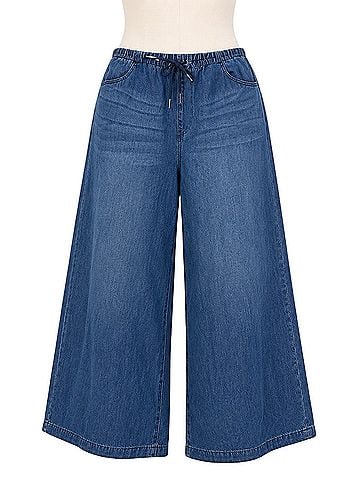 Judy Blue High Rise Palazzo Casual Pants (view 1)