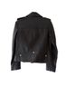 7 For All Mankind 100% Leather 100% Cotton 100% Polyester Black Jacket Size M - photo 2