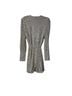Aqua 95% Polyester 5% Spandex 100% Polyester Silver Cocktail Dress Size L - photo 2