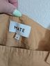 Mini Mates 100% Linen Orange Gold Overalls Size M - photo 7