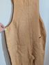 Mini Mates 100% Linen Orange Gold Overalls Size M - photo 8