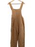 Mini Mates 100% Linen Orange Gold Overalls Size M - photo 2